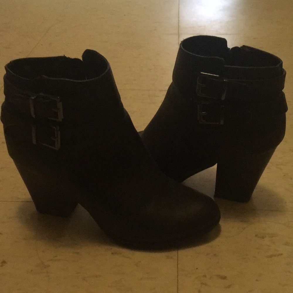 black heel booties boots from charlotte russe